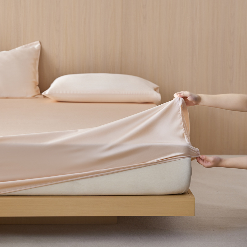 Colcha de cama Tensi de una sola pieza, funda de cama de verano 60S, funda protectora de colchón fresco, cama doble individual, todo incluido, juego de cama sucia