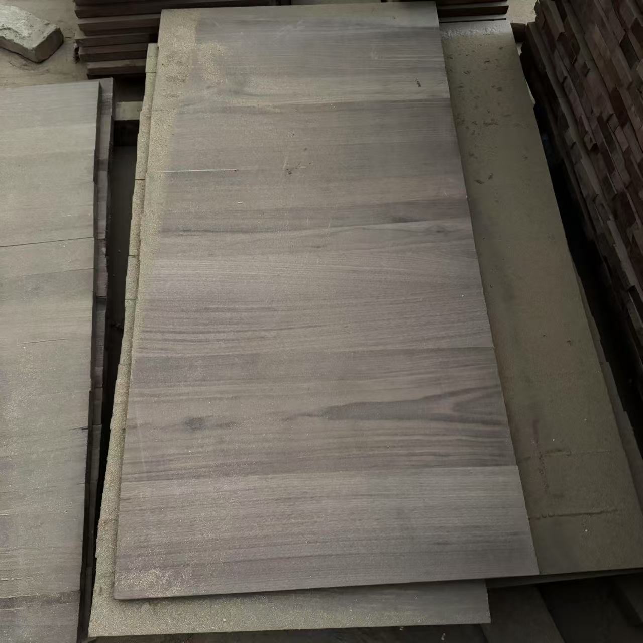 直销北美黑胡桃板材黑胡桃直拼板20mm实木菜板托盘用料量大价优