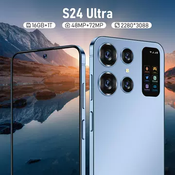 New 16+512G cross-border foreign trade S24ultra+global intelligent 7.3 large screen foreign trade mobile phone factory direct delivery - ShopShipShake