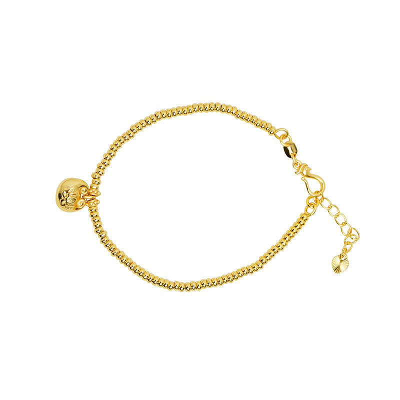 Nuevos productos de pulseras de oro de arena vietnamita de moda nacional antiguo estilo pequeño graso Fu cuentas de brazalete de corte de mujeres no se desvanecen accesorios