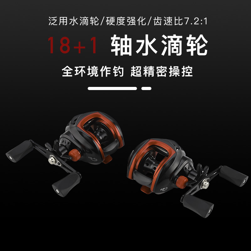 Golden Shark King rueda de pesca al por mayor línea anti-explosión rueda de gota de agua carretera de metal rueda asiática rueda de pesca de tiro largo rueda Lei Qiang rueda de pesca rueda carrete de pesca