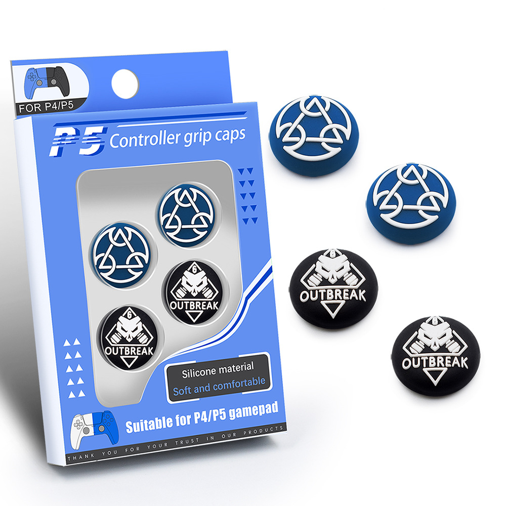 En stock PS5 mango Rocker Cap tapa de silicona PS5 juego mango Rocker tapa protectora botón tapa traje