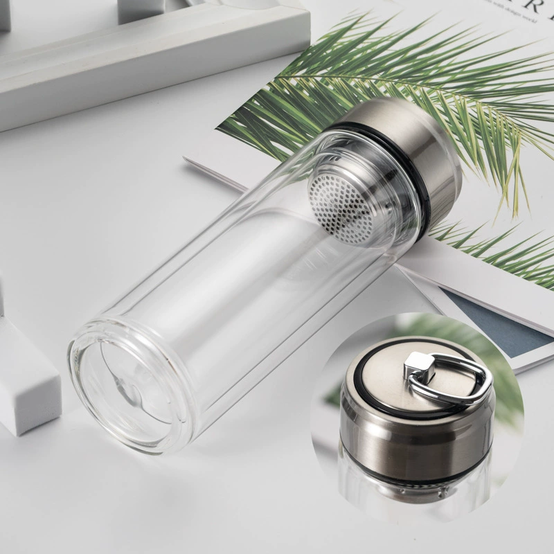 Thickened bottom double -layer glass glass men's car business thermal insulation water cup bubble cup event gift printing