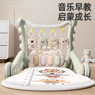 Cross-border baby pedal piano fitness rack walker 3 months 6 puzzle early education newborn baby toys