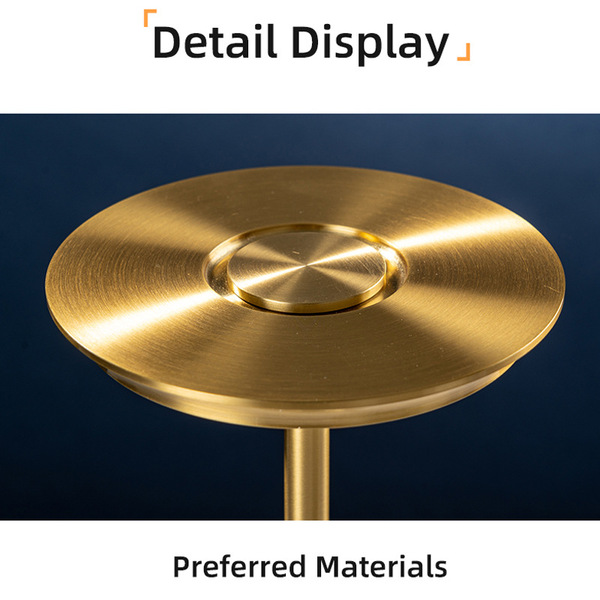 LED modern and minimalistic table lamp for bed