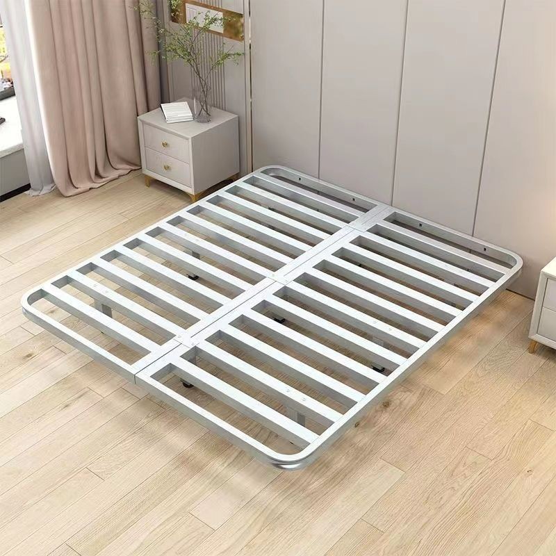 Suspended Bed Frame Household Wrought Iron Double Bed Without Bedside Row Frame Stainless Steel Bed Thickened Iron Bed Dormitory Single Bed