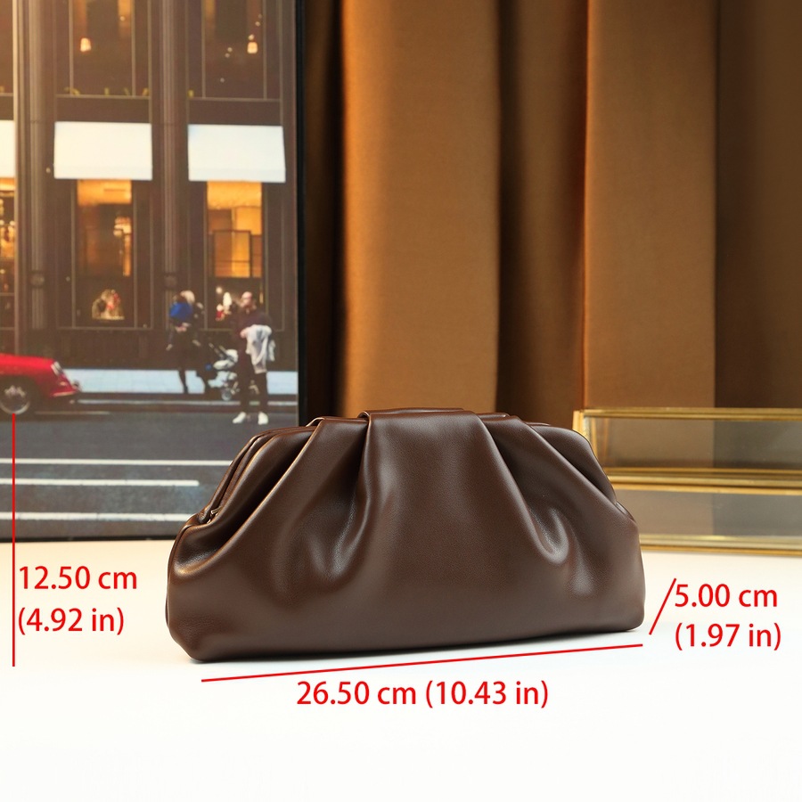 European And American New Women's Cloud Bag Evening Bag Fashion Pleated Luxury Versatile Crossbody Bag - Thumbnail 2
