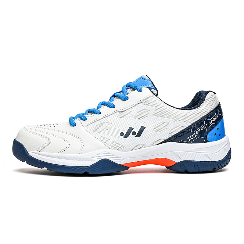 Comercio exterior nuevo tipo de zapatos de bádminton de pareja transpirables antideslizantes zapatos de entrenamiento de competencia