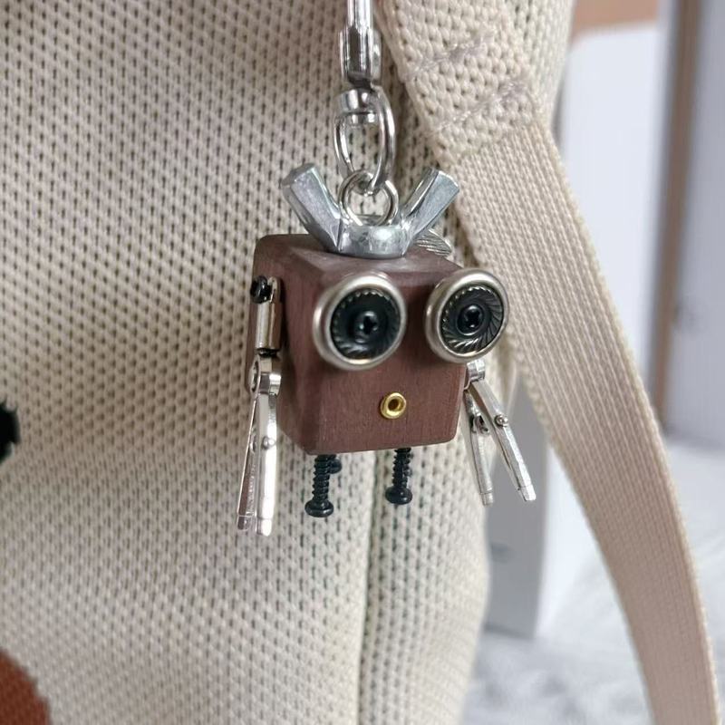 手作り diy パンクバッグペンダントロボット携帯電話チェーンキーホルダートレンディなペンダントペンダントナイトマーケットの屋台|undefined