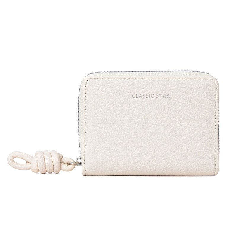 INS nuevo estilo simple corda de viento nudo cremallera moda damas bolso de gran capacidad bolso al por mayor en stock