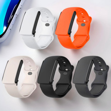 适用whoop手环8字扣硅胶表带WhoopWatch智能手表纯色腕带跨境爆款