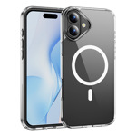 适用苹果iPhone17手机壳简约晶透磁吸支持无线充电高透亚克力防摔