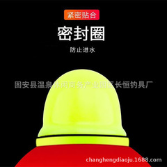 EVA雙色發光電子漂遠投大肚漂鰱鱅浮漂醒目海釣夜釣用可視魚漂