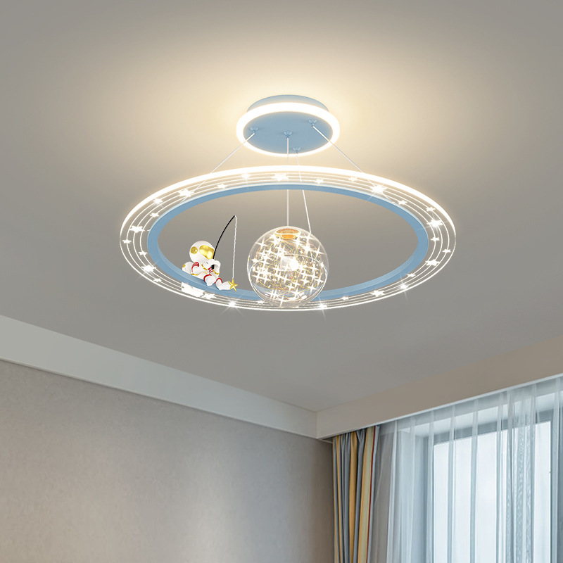 [Selección estricta] lámpara de la habitación de los niños astronautas decoración de niños lámpara estrella pequeña princesa lámpara