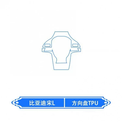 Suitable for BYD Song L, this is a car interior protection film, a decorative accessory, and a modification part for the central control screen, made of TPU material (Car interior film) - steering-wheel