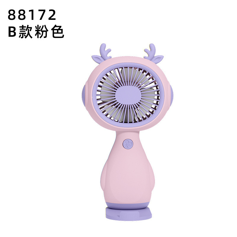 創造的な新型ミニ子供用手持ち扇風機、学生向けポータブルUSB充電式扇風機|undefined