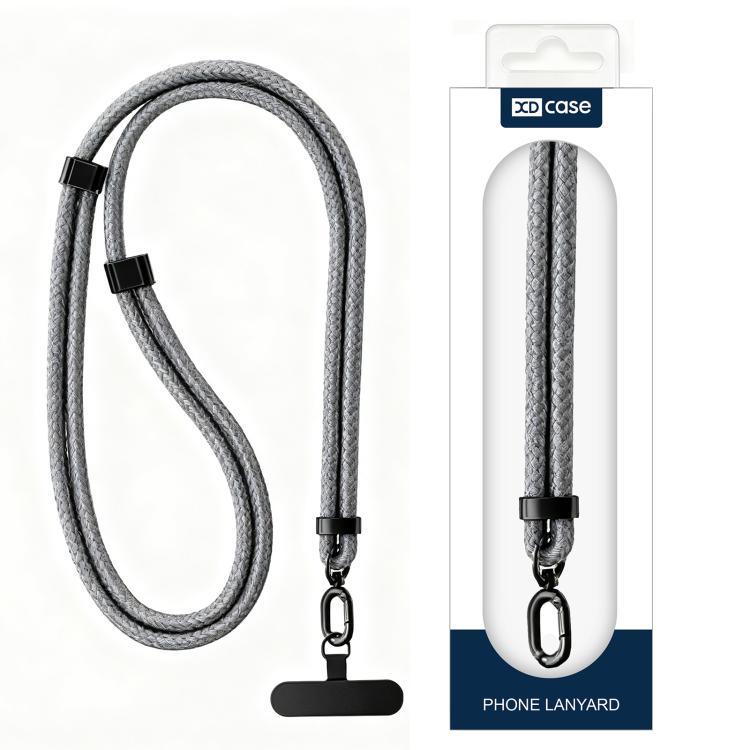 XDcase 7mm poliestireno + clip de acero inoxidable doble hebilla ajustable cables de teléfono móvil