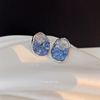 Summer advanced crystal earings, universal trend earrings, 2023 collection, light luxury style, high-quality style