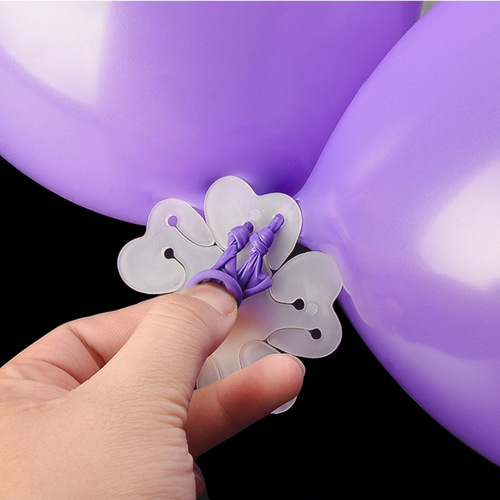 Bulk Style Balloon Accessories Plum Blossom Clip Wedding Room Decoration Arrangement Flower Shape Balloon Clip New Combination of Eleven