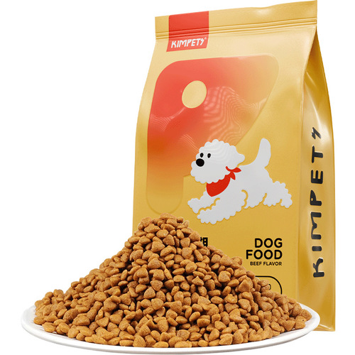 Beef Flavor Fruits & Vegetables Dog Food 2.5KG for Teacup Pomeranian, Maltese, Golden Retriever Puppy & Adult Dog (Suitable for 40 lbs)