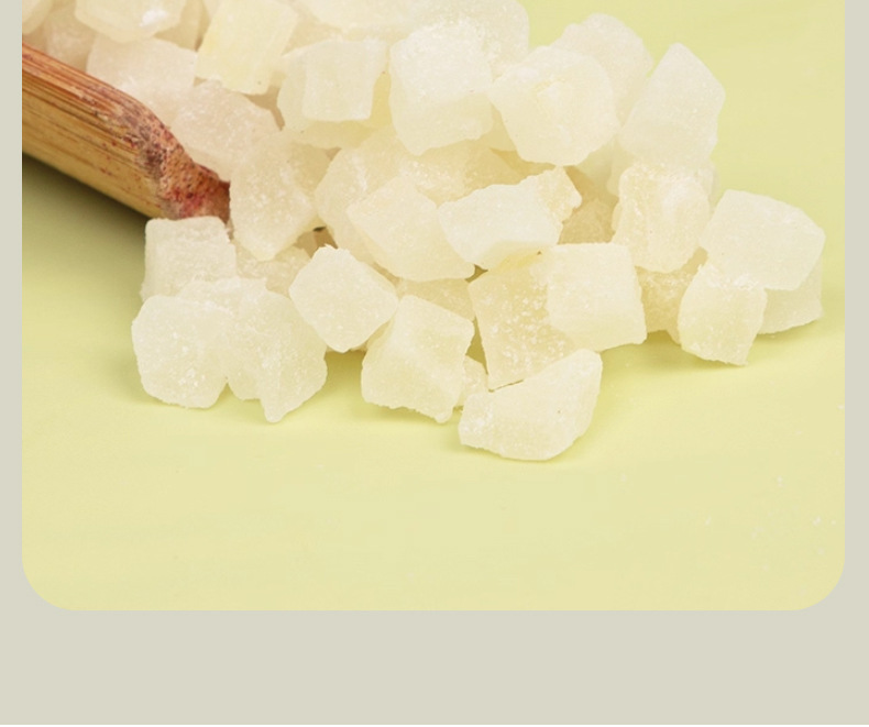 Dried White Peach Dice 500g Low Temperature Dried Fruit Tea Cubes for Peach Oolong Blends and Iced Drinks in use