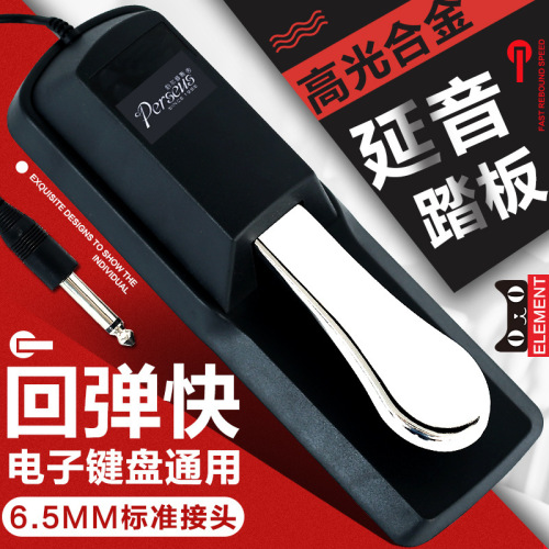 Sustain pedal Yamaha electronic keyboard Roland electric piano MIDI keyboard synthesizer instrument universal pedal