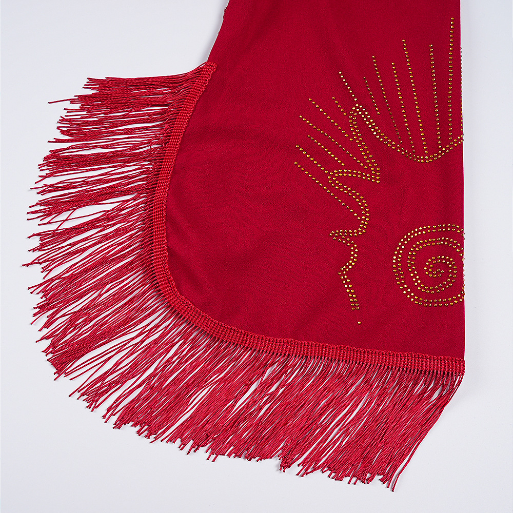 Women's Clothing plus size commuting tassel dress_voghion.com