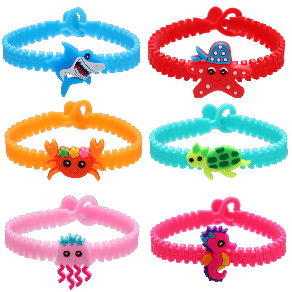 New Halloween wristband PVC cartoon resin wristband Halloween party children's bracelet gift toy accessory