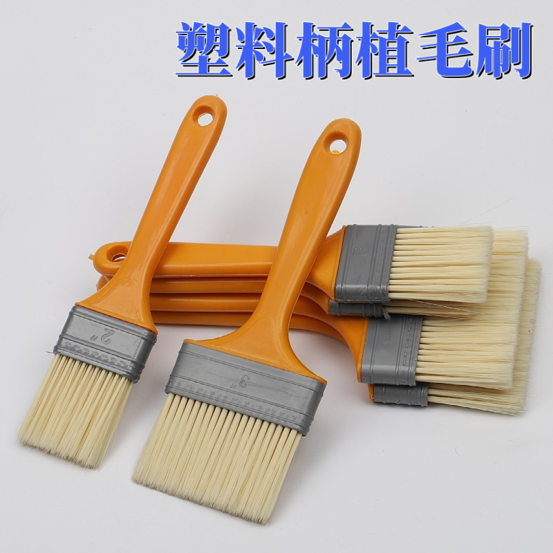 Plastic handle planting brush paint brush fully sharpened pointed rayon brush cleaning brush oil brush manufacturers wholesale