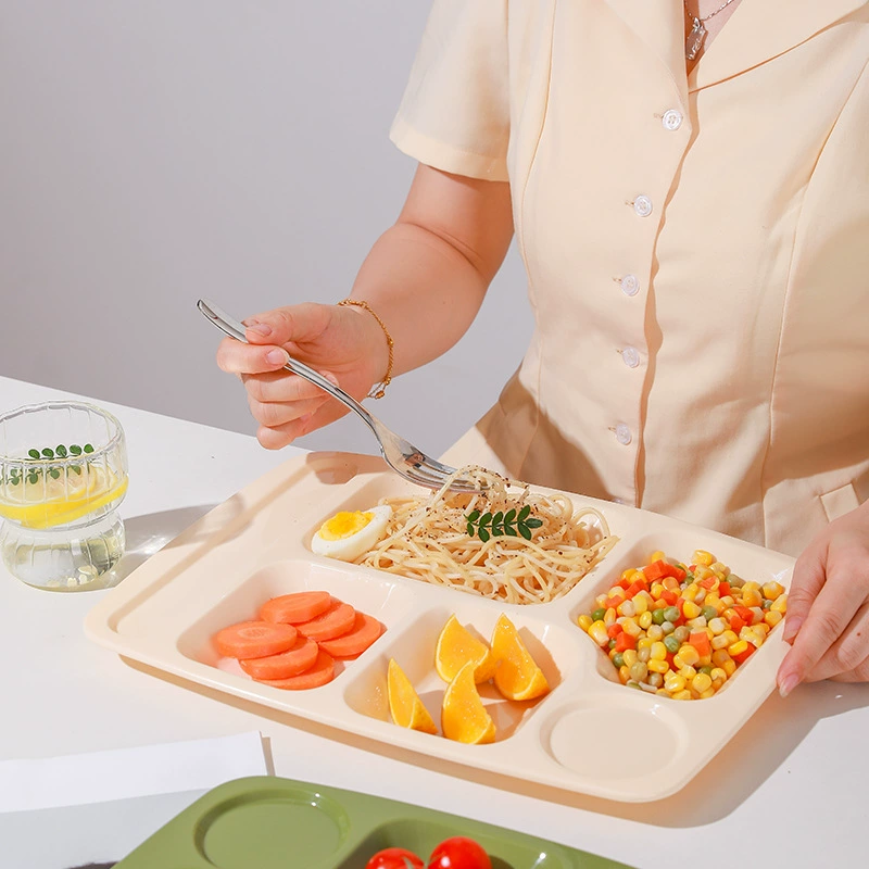 School rectangular dinner plate, wholesale