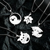 Cross -border hot -selling game original god necklace octopus fox foxh peach ghost god in the titanium steel pendant pendant peripherals