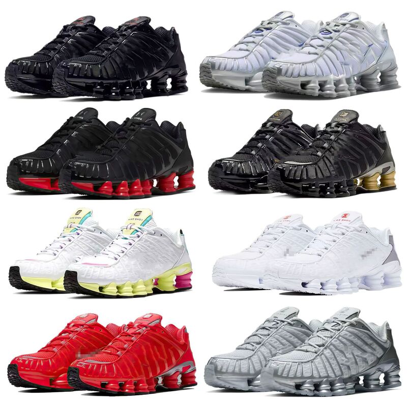 Putian 2021 North American and European and American Cross-Border Shox Sports Shoes Tl Air Cushion Pillar Running Casual Men's Shoes
