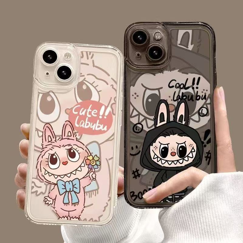 Couple-Themed Phone Case Suitable for Apple 17 Pro Max, Shockproof, Transparent iPhone 16, European and American Style, Full Coverage for iPhone 15, 14, 13