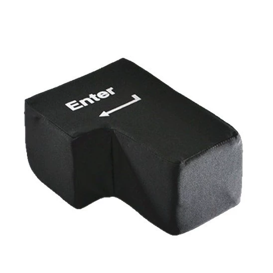 Подушка Enter Key USB Oversized для разрядки, эргономичная 3D пена для программистов