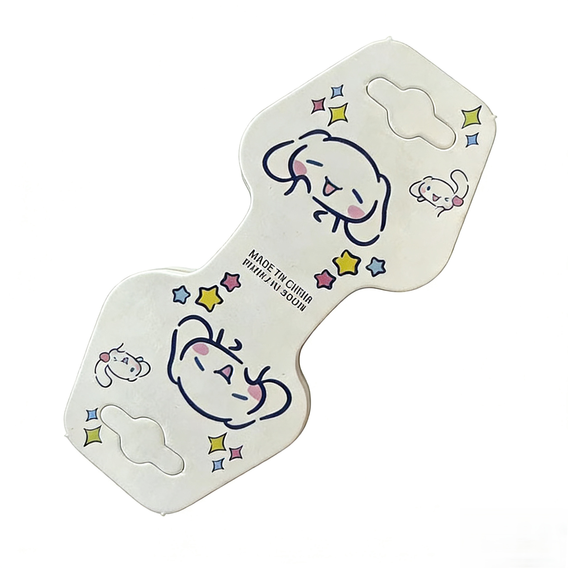 Tarjeta de embalaje de tarjeta plegable especial creativa tarjeta de cuerda de cabello infantil tarjeta de papel de anillo de intestino grueso tarjeta de cabeza de cuerda de papel joyas tarjeta de visualización