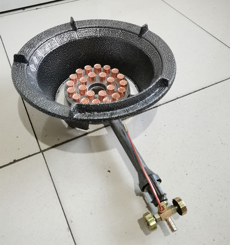 Estufa de fuego feroz Estufa de rejilla de gas natural de gas licuado comercial Estufa individual de gas Estufa de ahorro de energía doméstica de alta presión para restaurantes