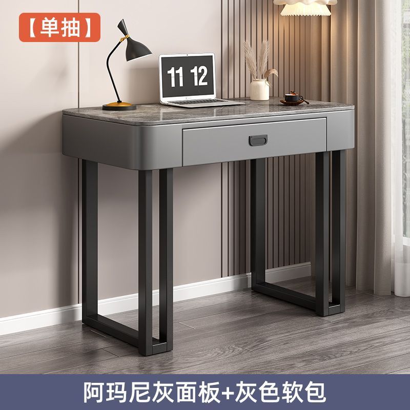 岩板电脑桌台式卧室家用工作桌子简易学生写字书桌简约现代办公桌|undefined