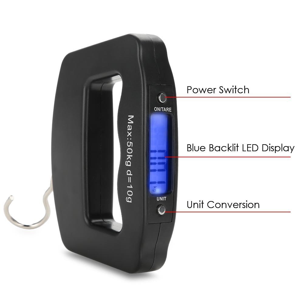 Mini Portable Handheld Luggage Electronic Scale High Precision Travel Portable Weight Scale Hook Type Household Handheld Scale