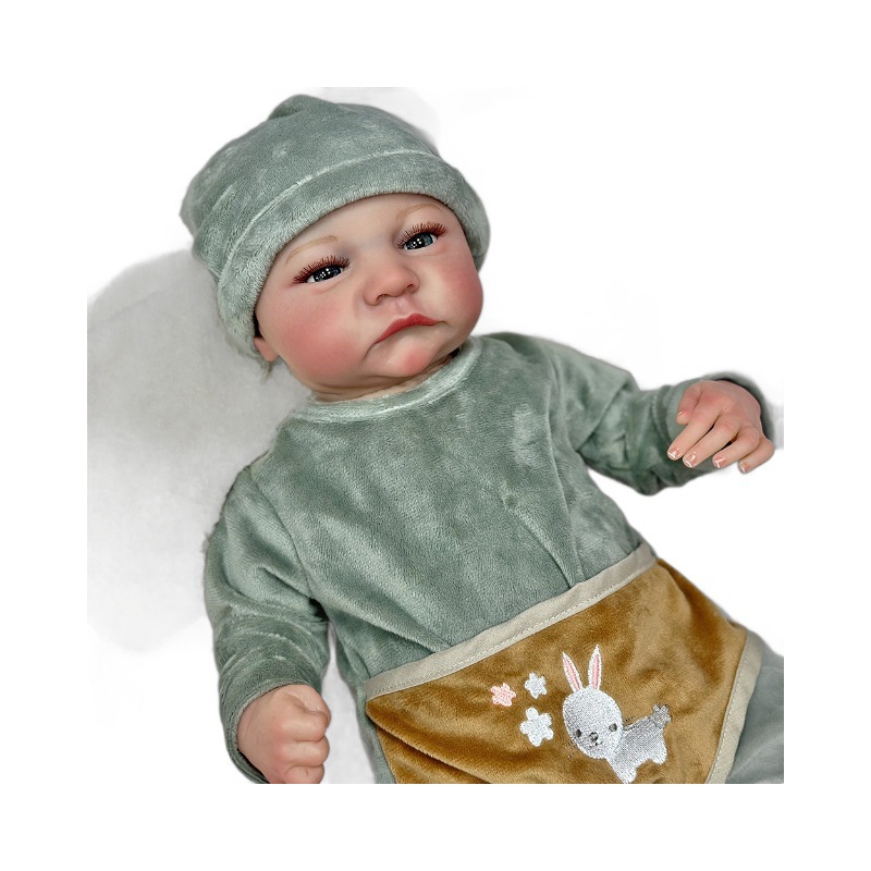 Bebé vivo viLe, 18 pulgadas juguetes, muñecas suaves abiertas, muñecas en stock, muñecas pesadas, Henghua