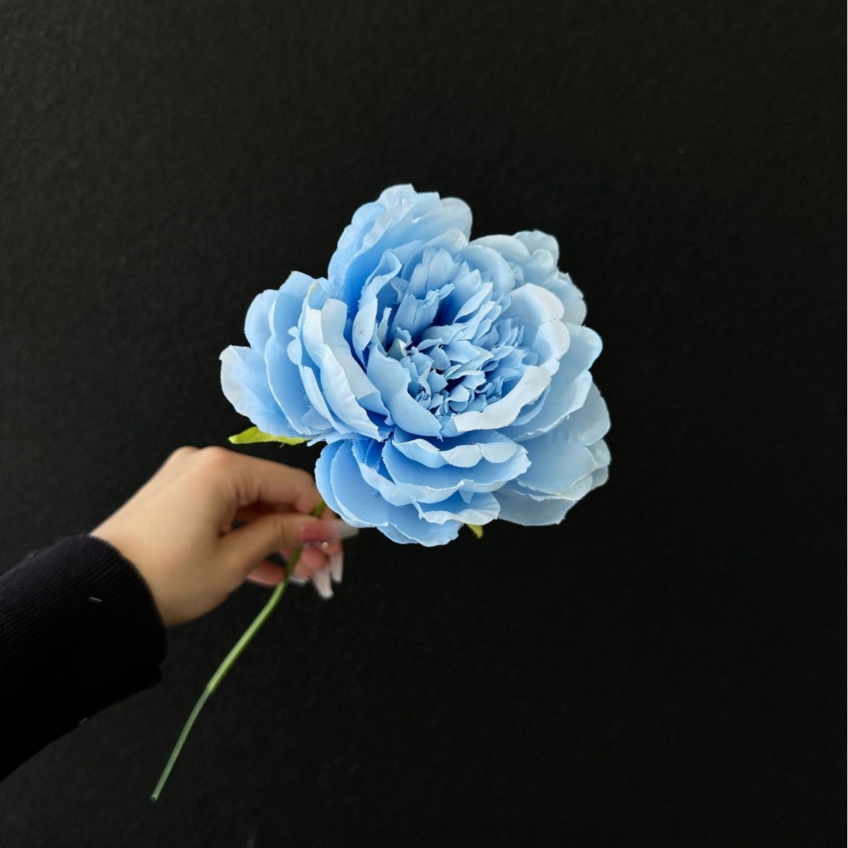 파란색