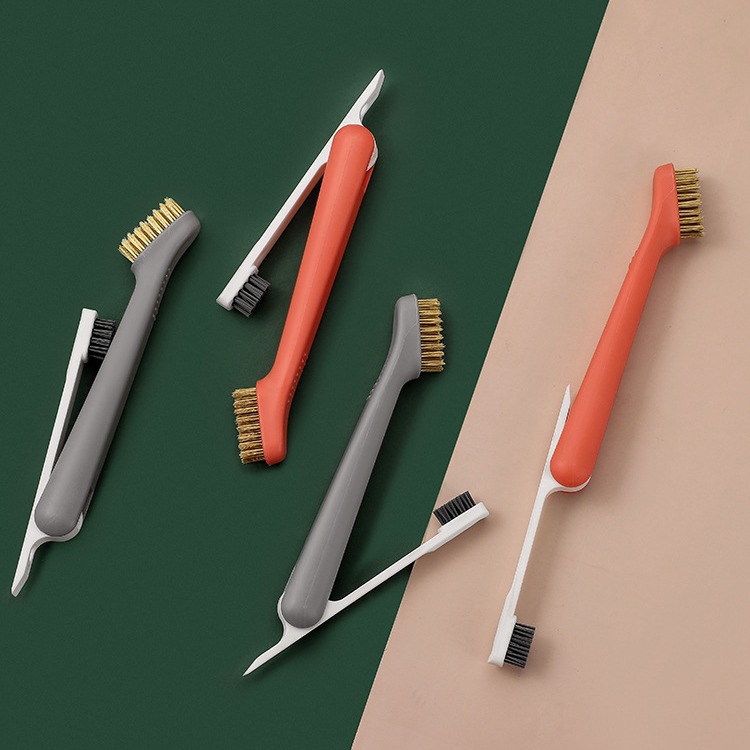 Cocina estufa de gas cepillo de limpieza cepillo de alambre cocina campana brecha eliminación de aceite de limpieza artefacto cepillo herramienta