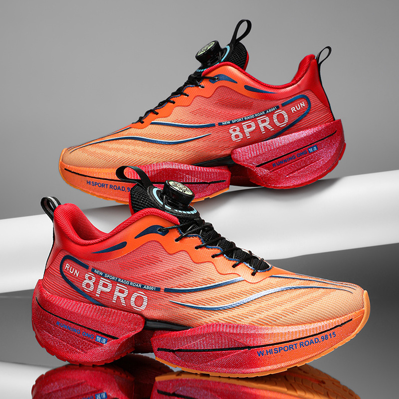 Chitu 8pro zapatillas para correr tablero de carbono para hombre, suela gruesa, jóvenes estudiantes, cuatro estaciones, zapatillas de deporte con absorción de impactos ultraligera F8