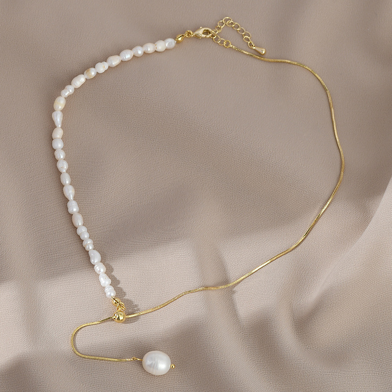 Fashion Geometric Copper Beaded Womenu0027S Pendant Necklace 1 Piece