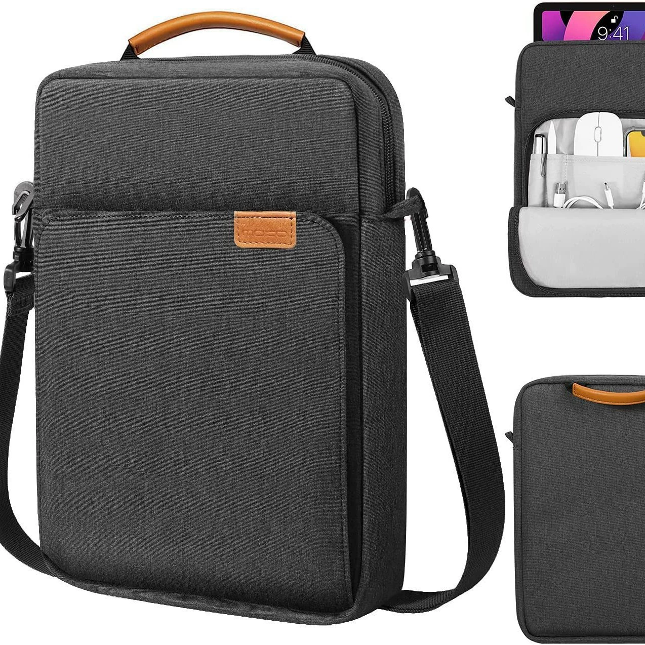 Сумка-вкладыш для iPad 9,7, сумка для планшета Pro 11inch Водонепроницаемая сумка для ноутбука с цифровым хранилищем, легкая сумка через плечо