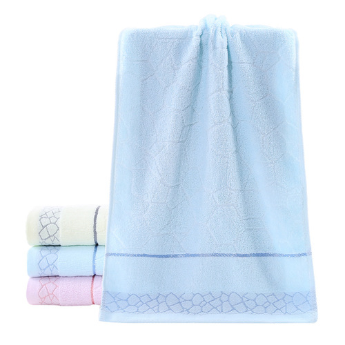 棉水立方毛巾提花素色断档柔软吸水棉毛巾可制作LOGO礼盒一件代发