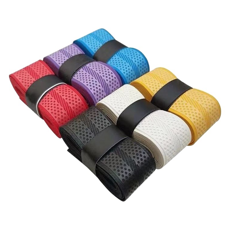 Correa de agarre de golf PU patrón de mano pegamento antideslizante resistente al desgaste anti-choque cinturón que absorbe el sudor Accesorios de la correa de bobinado del club de golf