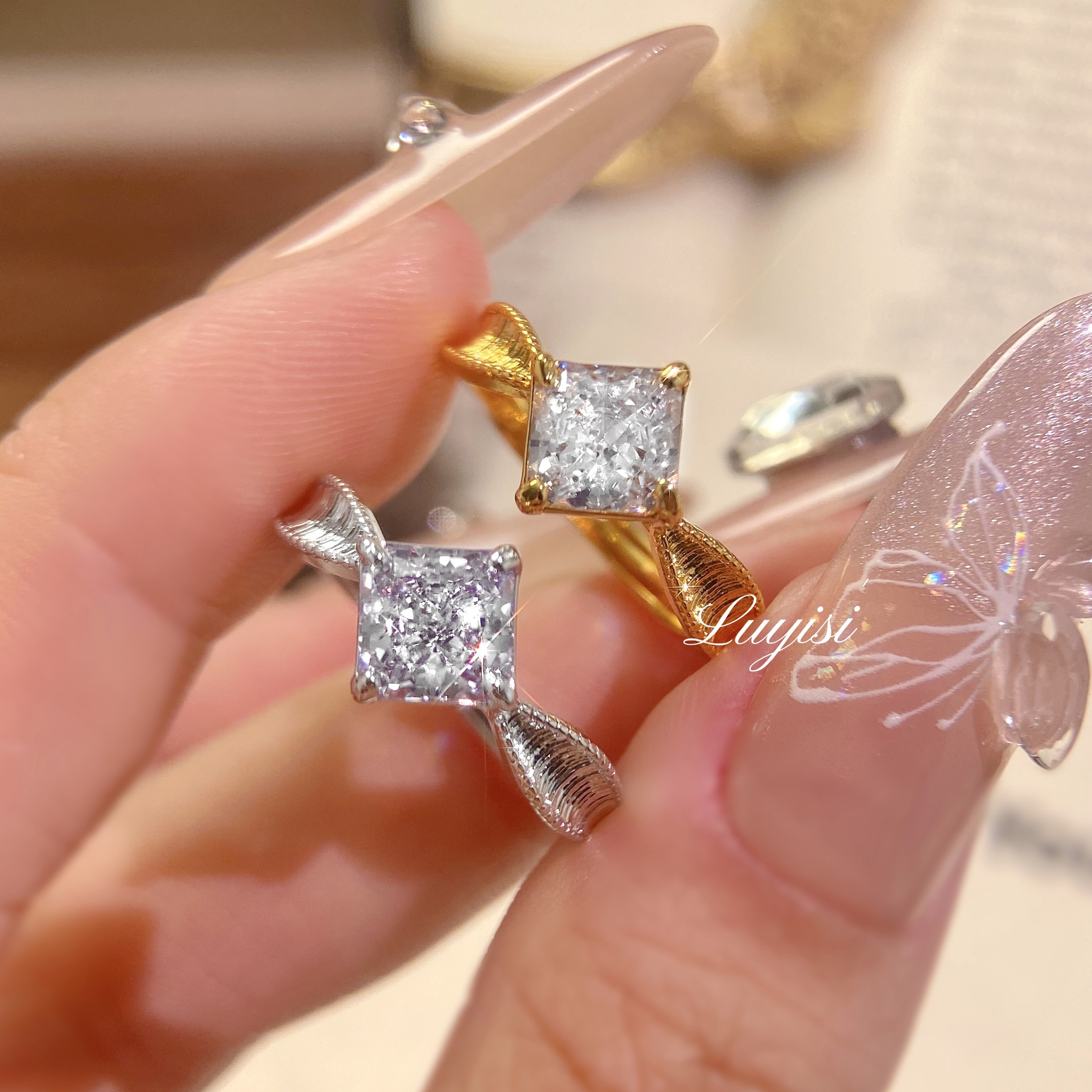 Funkelnder Designer Ring Für Damen, Elegant Und Bequem_voghion.com