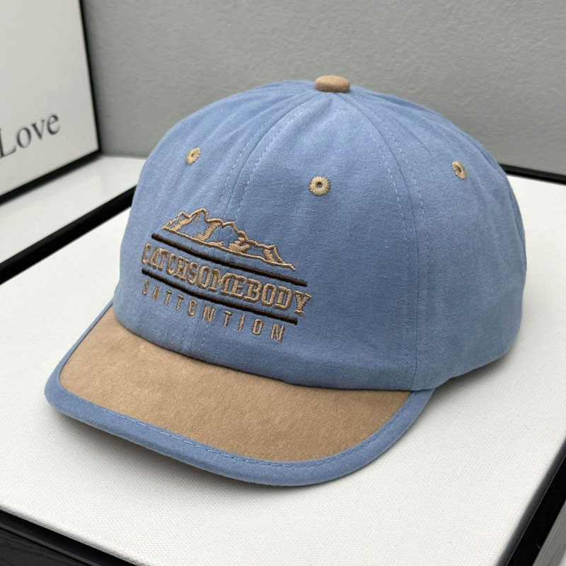 Sombrero de béisbol de primavera y verano, nuevo estilo coreano, sombrero de lengua de pato, sombrero de sombrero de protección solar para hombres.