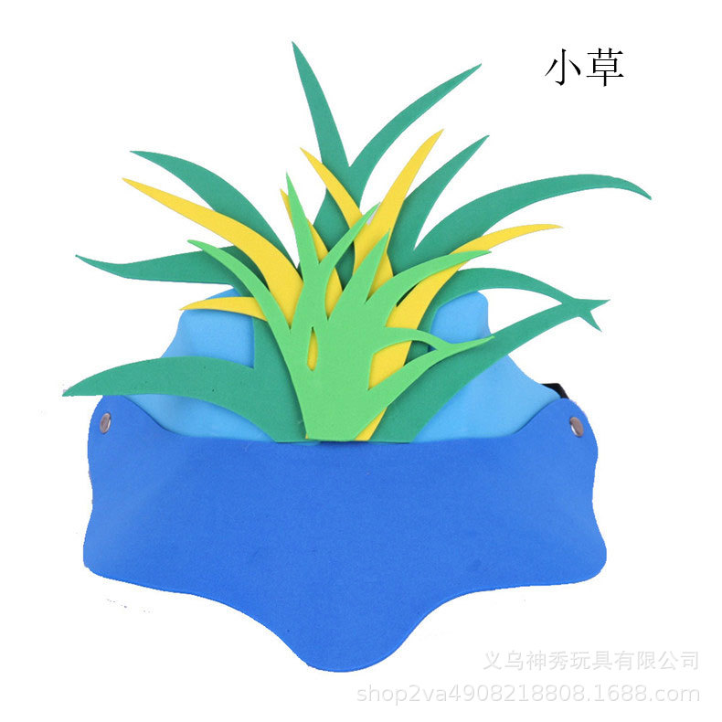 Día del niño Eva sombrero para el sol actividades entre padres e hijos dibujos animados animal tocado doce tocado del zodiaco