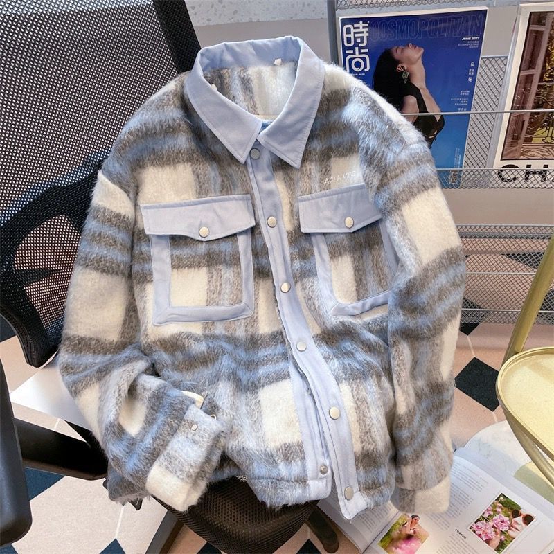 Autumn retro woolen coat for men and women